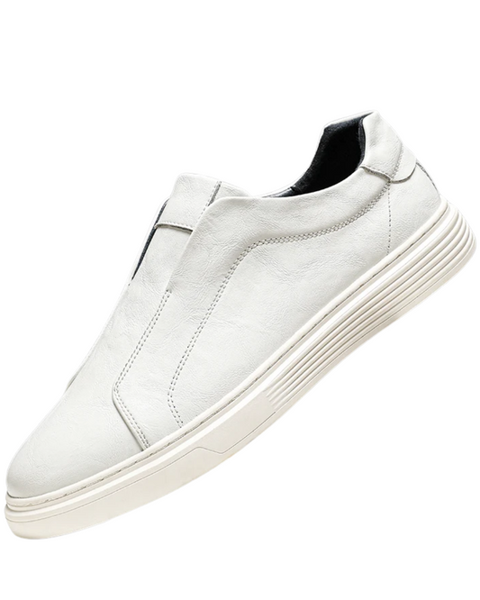 Klassische Leder-Slipper