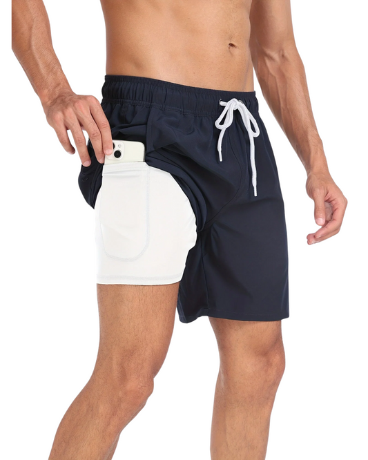 Badeshorts mit Taschen