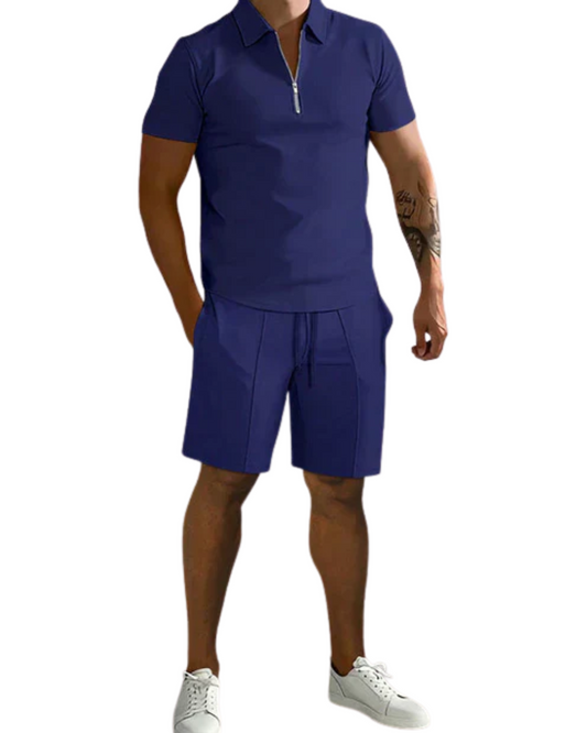 Elegantes Poloshirt-Set