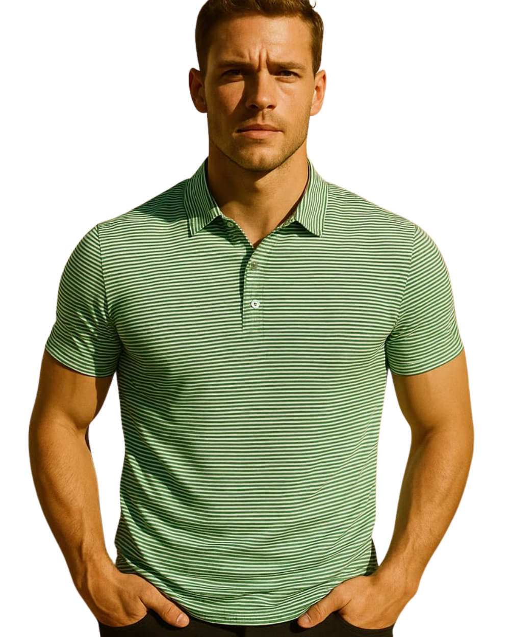 Gestreiftes Poloshirt