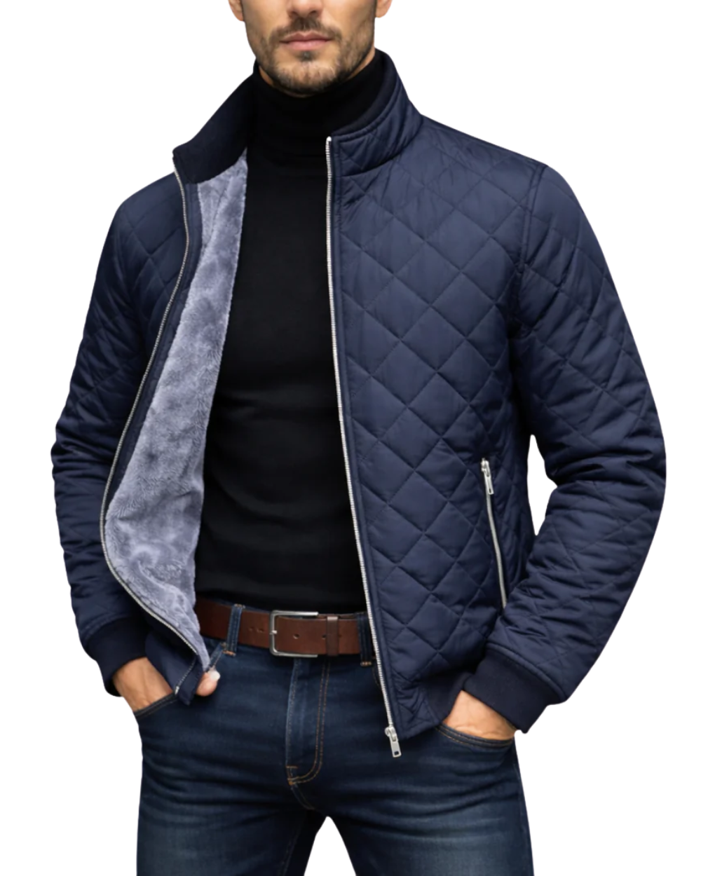 Elegant gesteppte Jacke