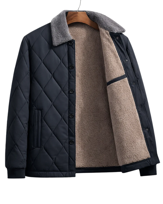 Elegante Bomberjacke aus gestepptem Fleece