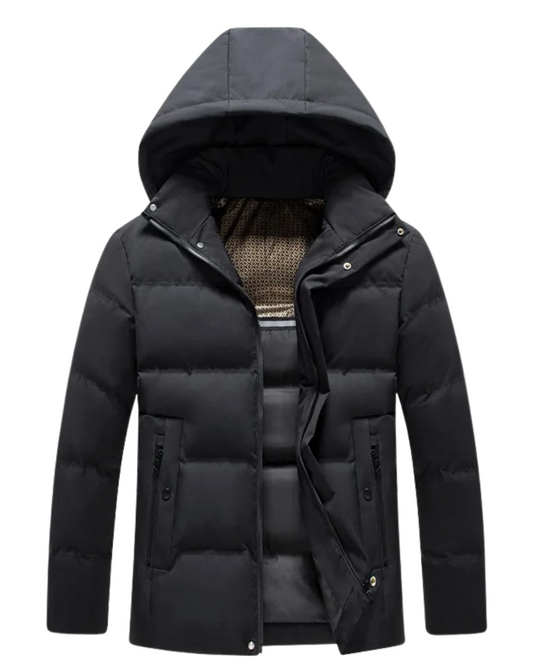 Elegante Fleece-Jacke mit Kapuze