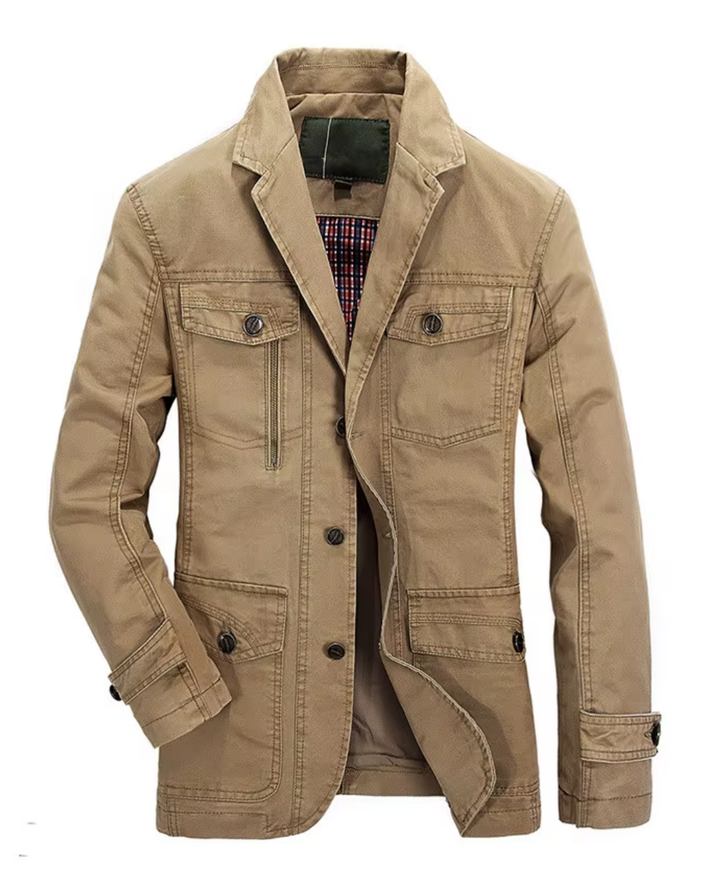 Lässige warme Blazerjacke