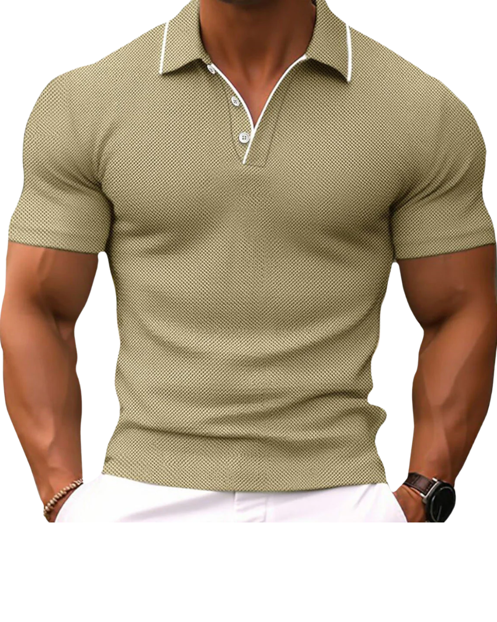 Muskelfit-Poloshirt