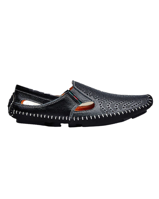 Leder Riemchensandalen