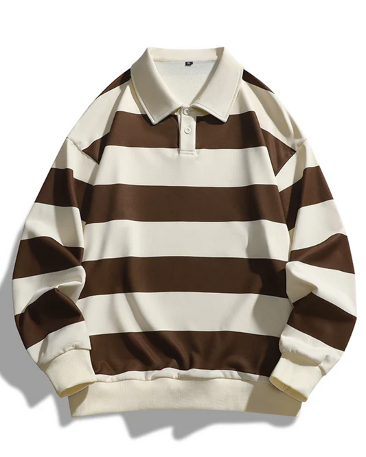 Lässiger Polo-Pullover