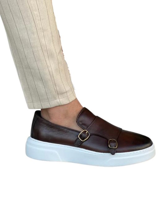 Slipper aus Leder