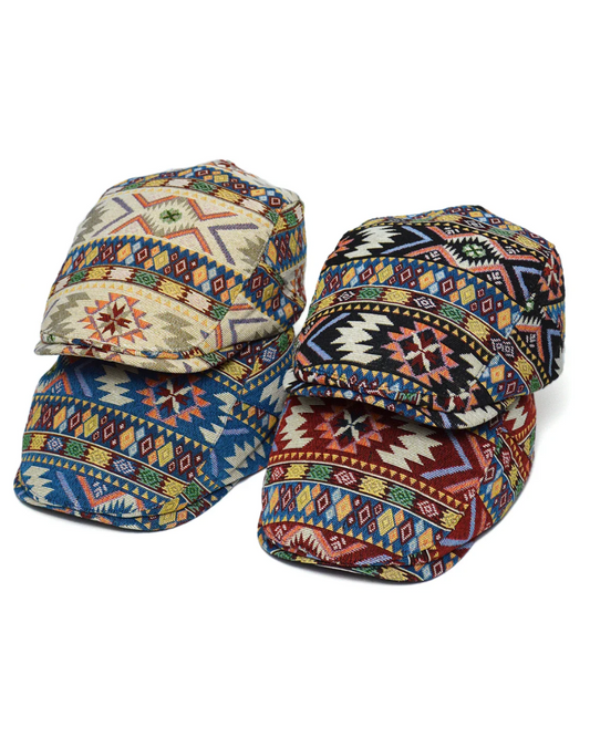 Bunte Vintage-Mütze