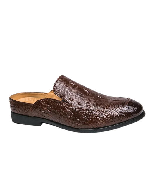 Elegante Kleiderschuhe mit Krokodilmuster