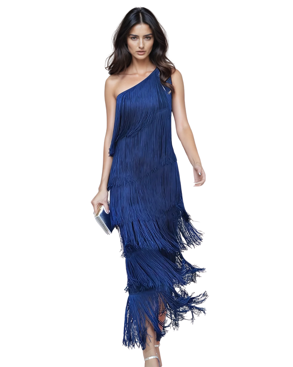 Elegantes Kleid mit Fransen