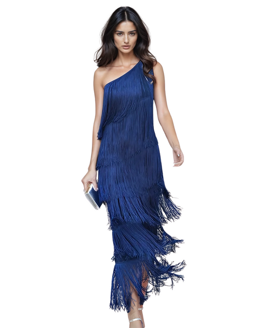 Elegantes Kleid mit Fransen