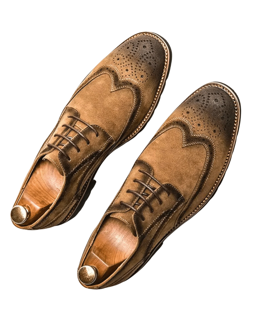 Wildleder-Oxford-Schuhe