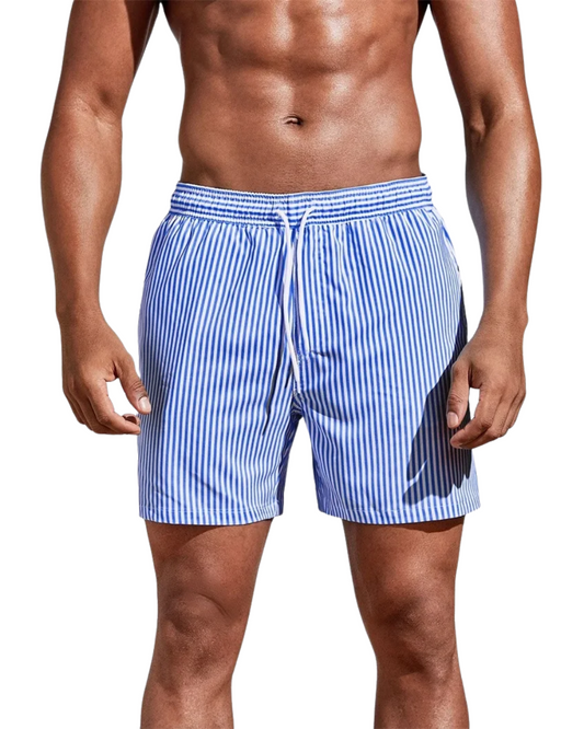 Gestreifte Badeshorts
