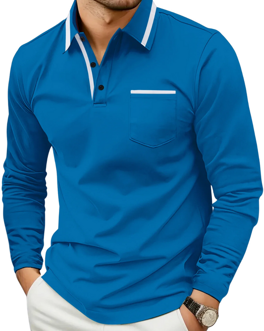 Lässiger Polo-Pullover