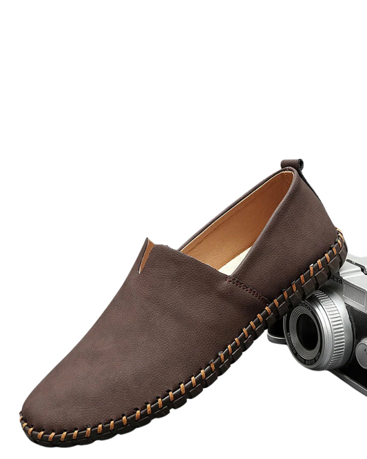 Santorini Leder-Slipper