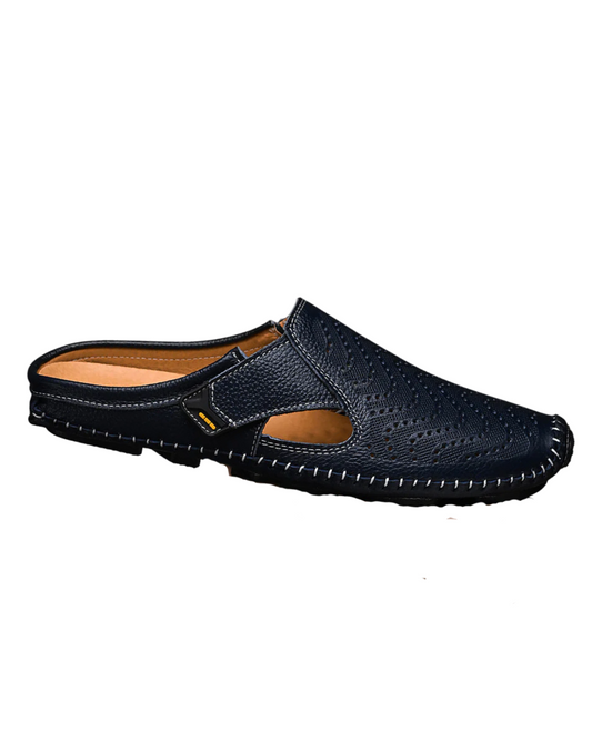 Atmungsaktive Sandalen aus italienischem Leder