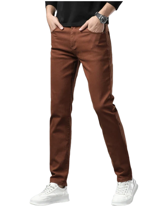 Elegante Stretch-Jeans aus Denim