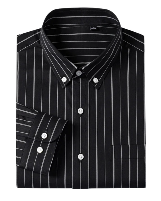 Elegantes gestreiftes Baumwollhemd