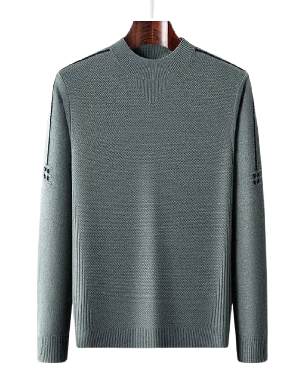 Eleganter Jacquard-Pullover