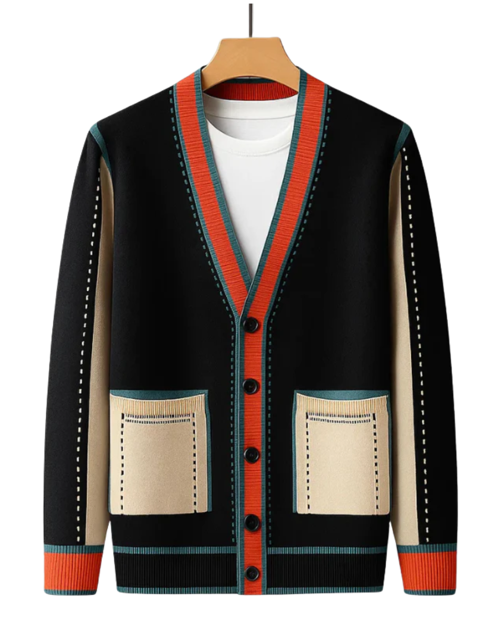 Elegante Strickjacke aus Wolle