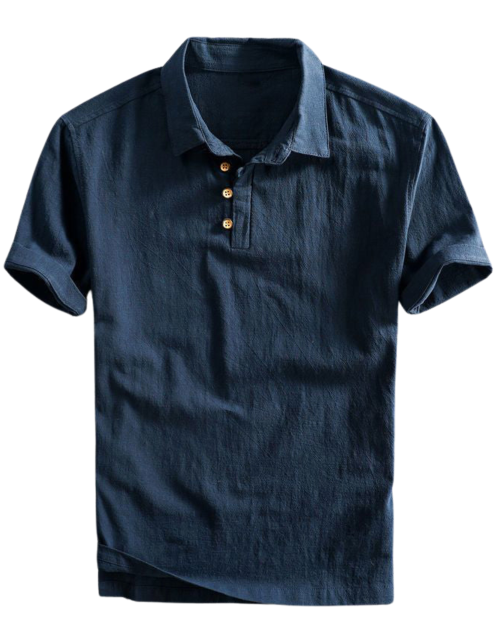 San Julian Leinen-Poloshirt