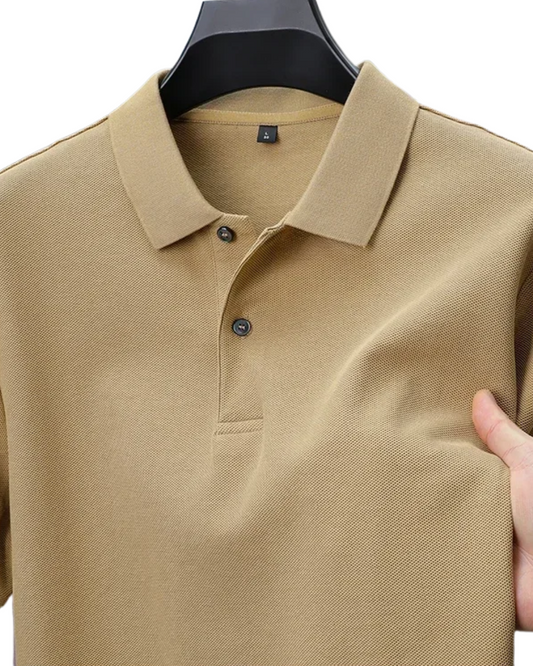 Lässiges Baumwoll-Poloshirt