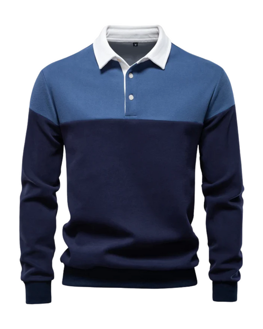 Eleganter Polo-Pullover