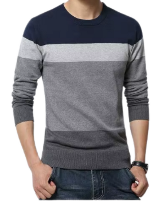 Lässiger Herrenpullover aus Baumwolle