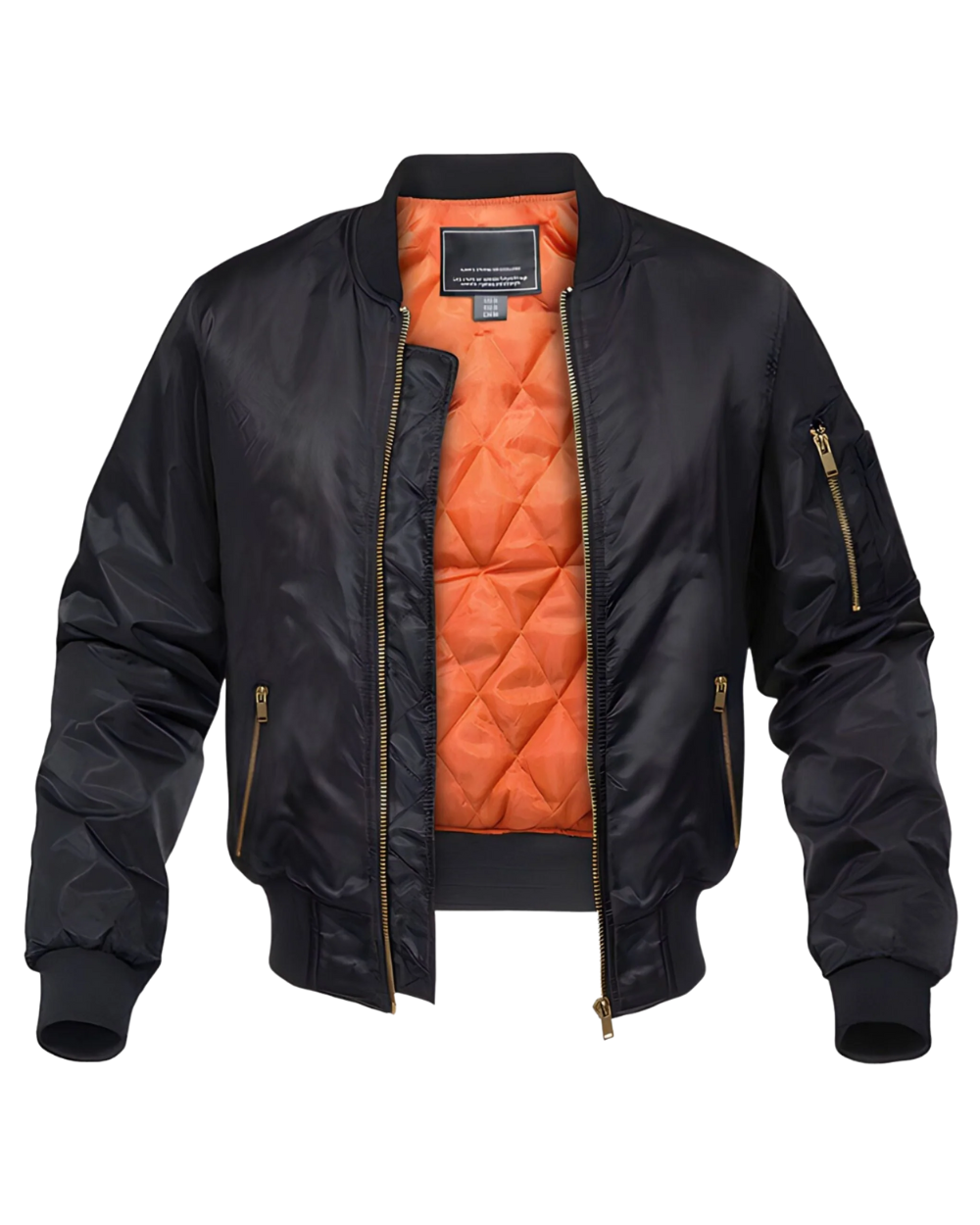 Elegante gepolsterte Bomberjacke
