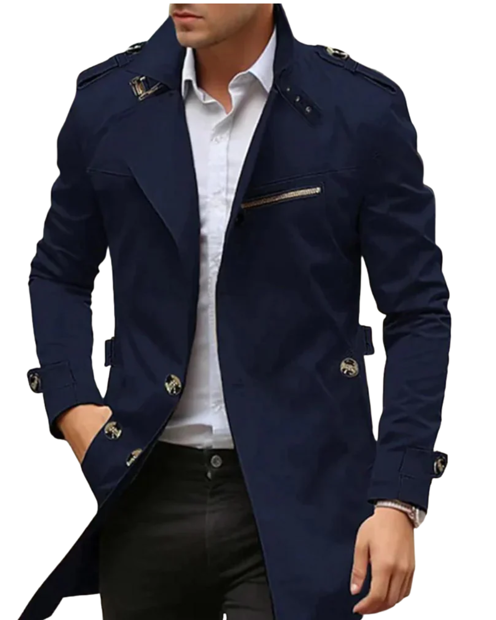 Eleganter Trenchcoat für Männer
