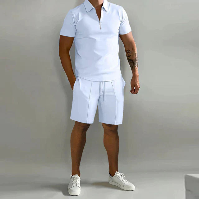 Elegantes Poloshirt-Set