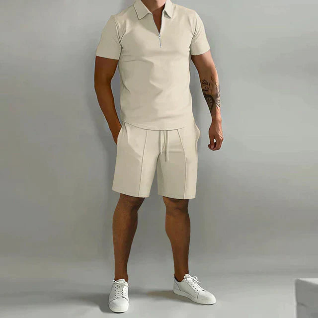 Elegantes Poloshirt-Set