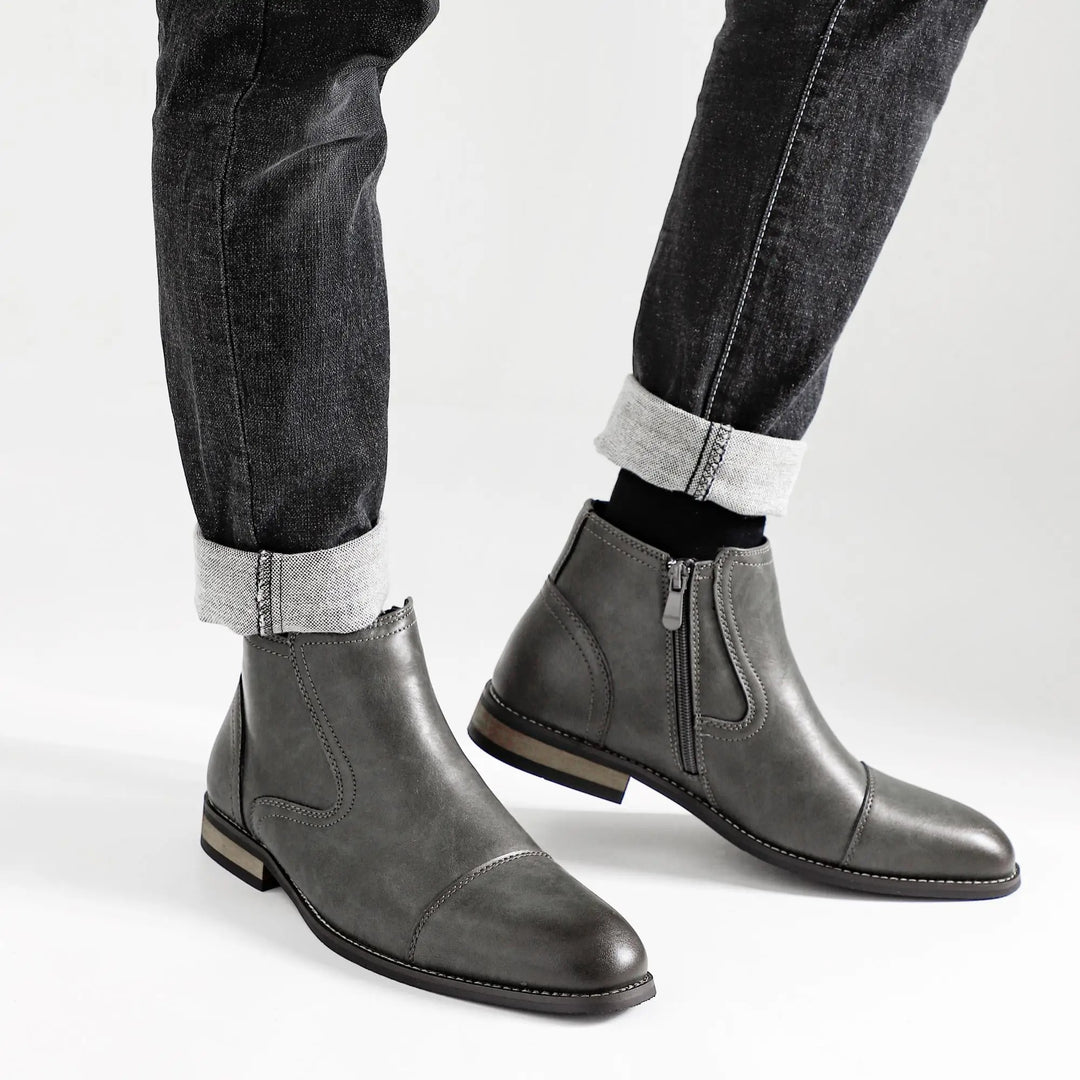 Chelsea-Stiefel aus Leder