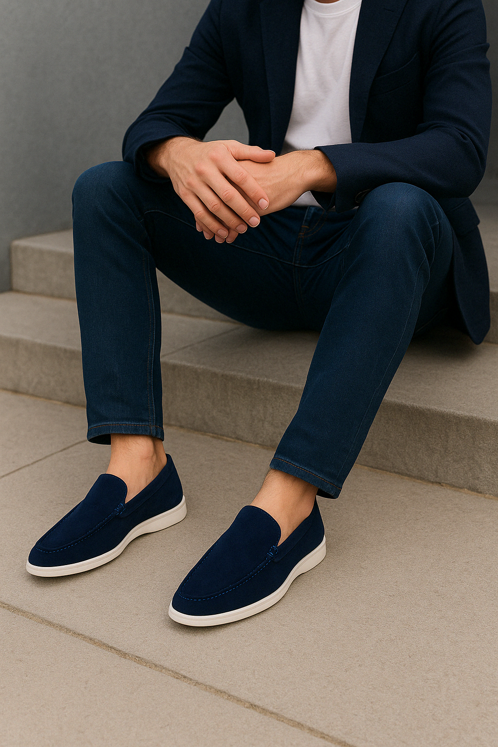 Schicke Wildleder-Loafer