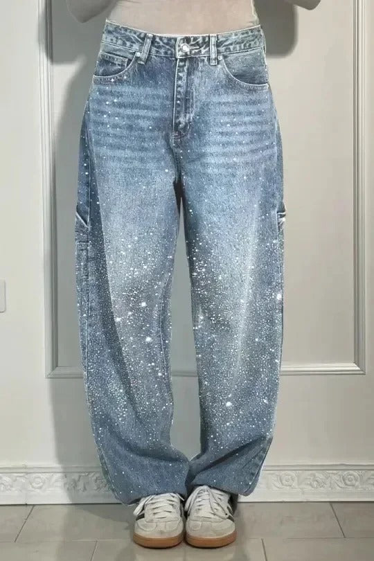 Elegante Jeans mit Glamour