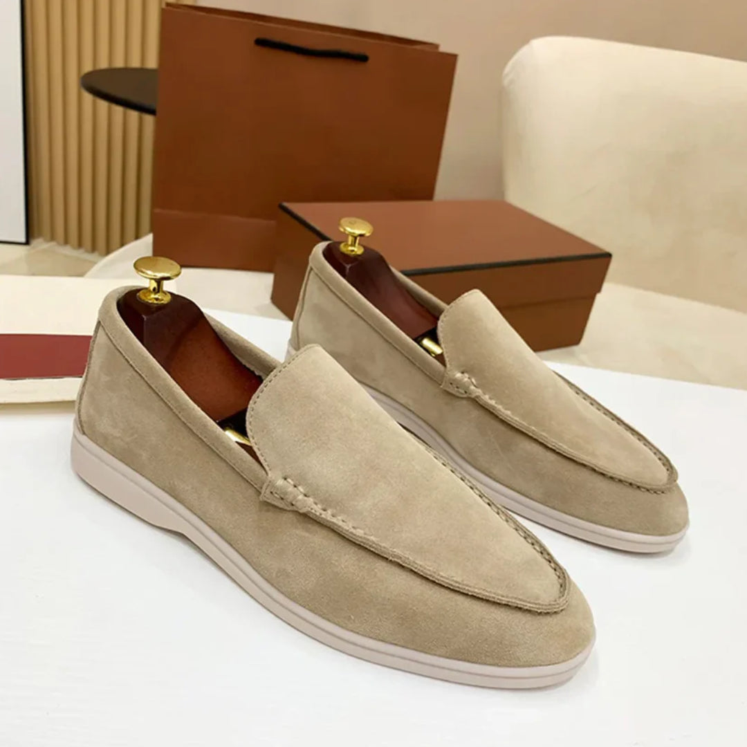 Klassische Wildleder-Loafer