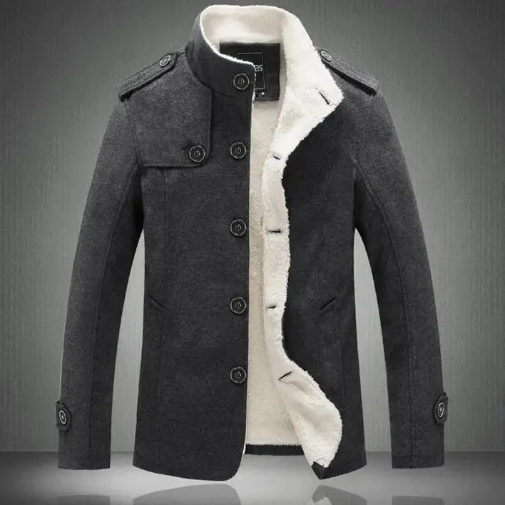 Eleganter Fleecemantel