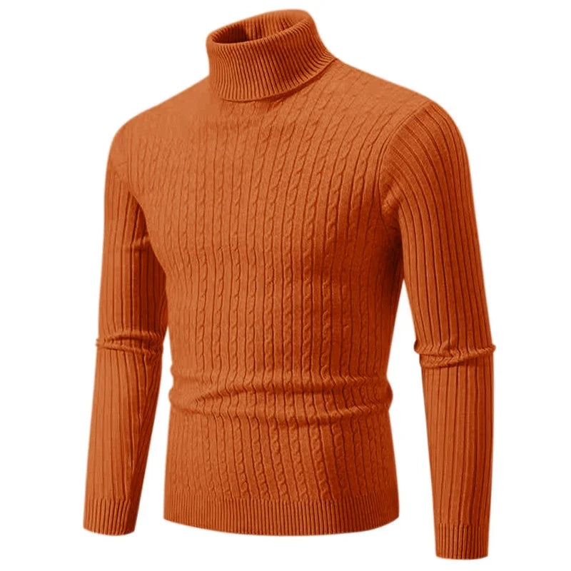 Eleganter Herren-Rollkragenpullover
