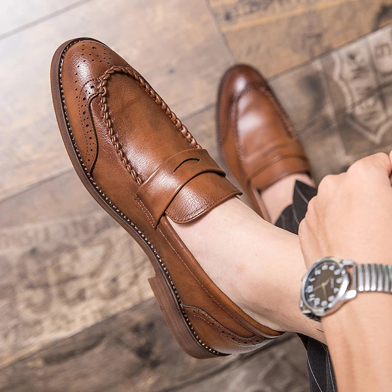 Schicke Leder-Loafer
