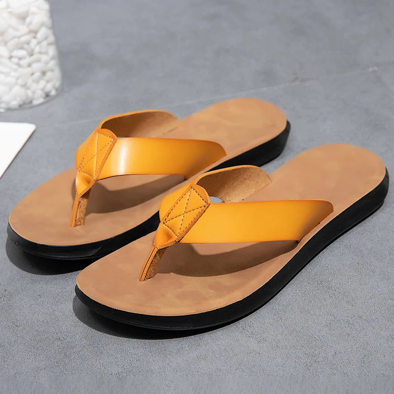 Freizeit-Sandalen aus Leder