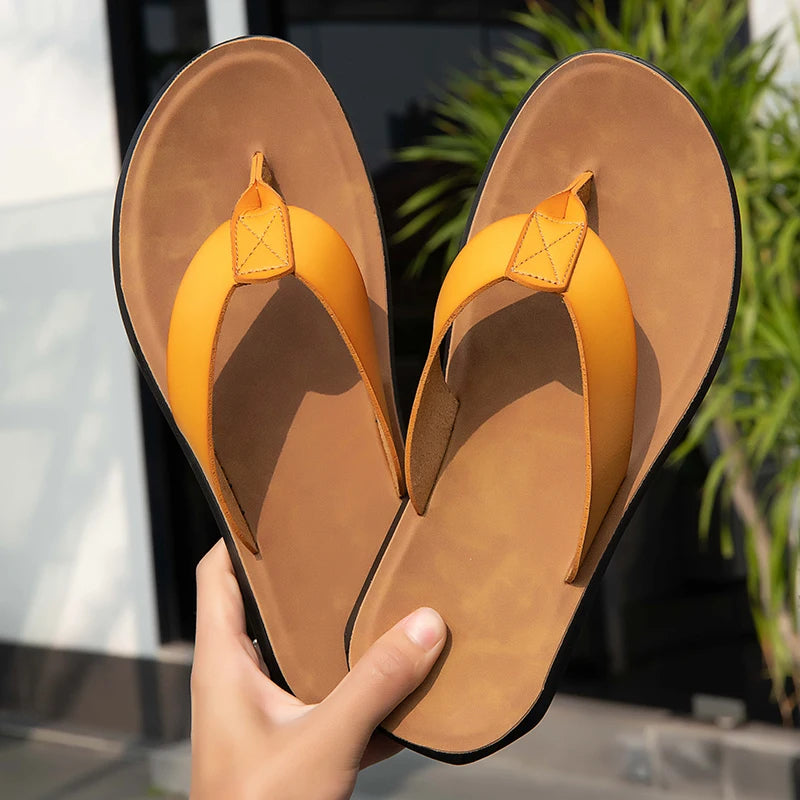 Freizeit-Sandalen aus Leder