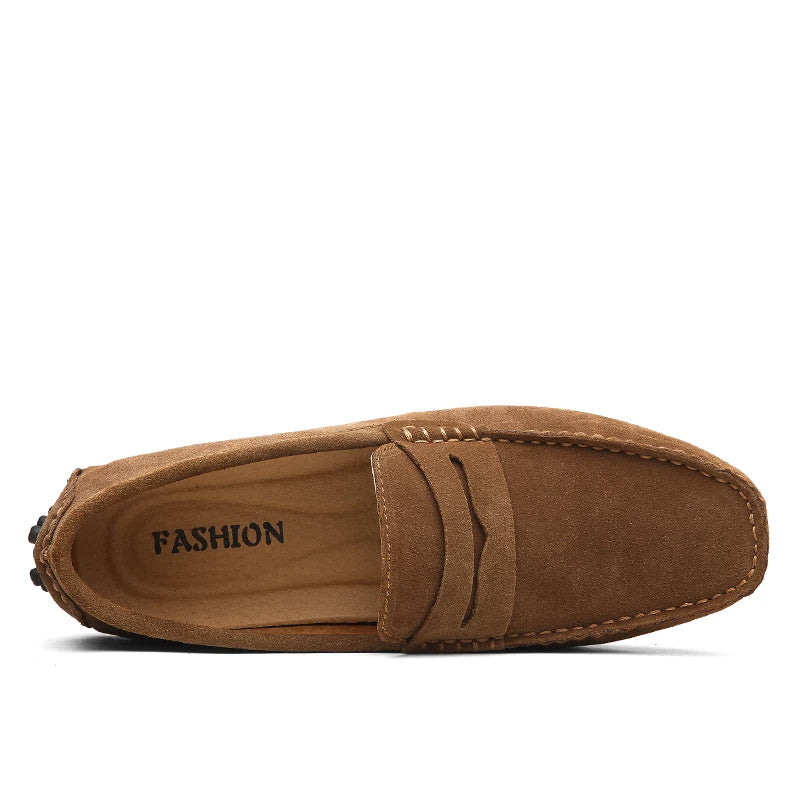 Lässige Wildleder-Loafer