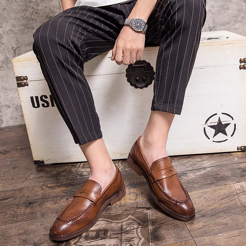 Schicke Leder-Loafer
