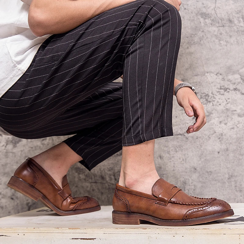 Schicke Leder-Loafer
