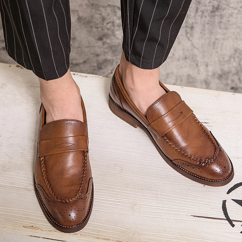 Schicke Leder-Loafer