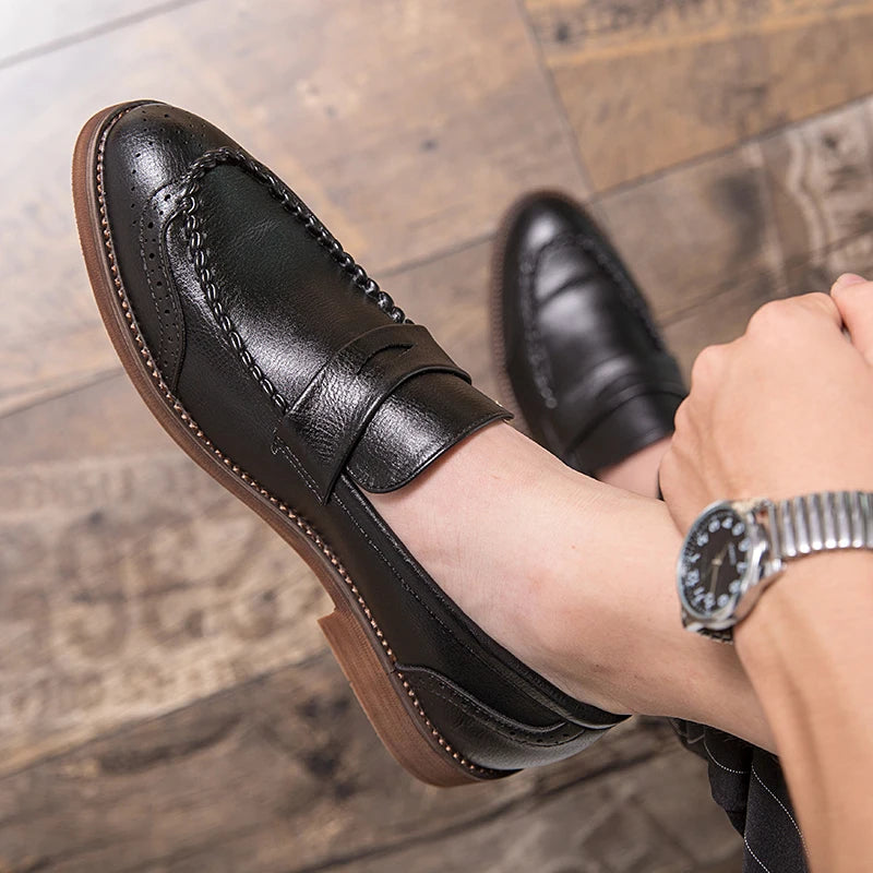 Schicke Leder-Loafer