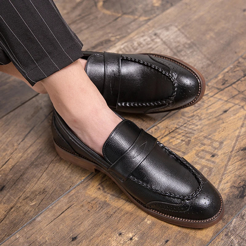 Schicke Leder-Loafer