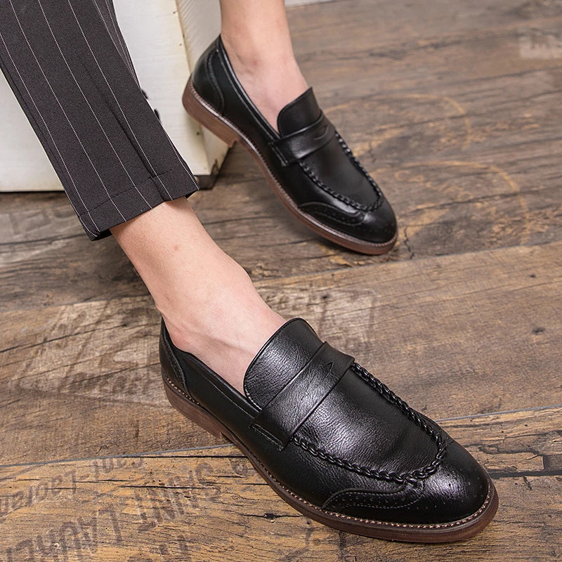 Schicke Leder-Loafer