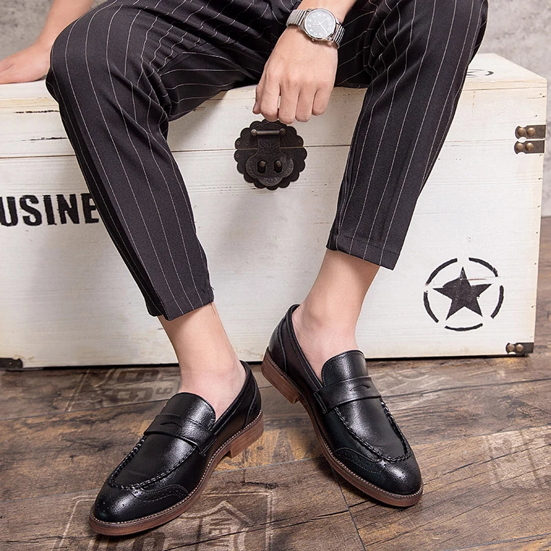 Schicke Leder-Loafer
